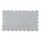 Hello Honey® 14" White Marble Cheese Board with Scalloped Edge